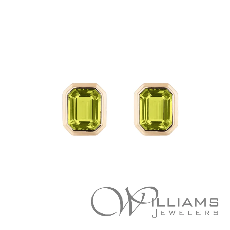 Goshwara Manhattan 18 Karat Peridot Earrings