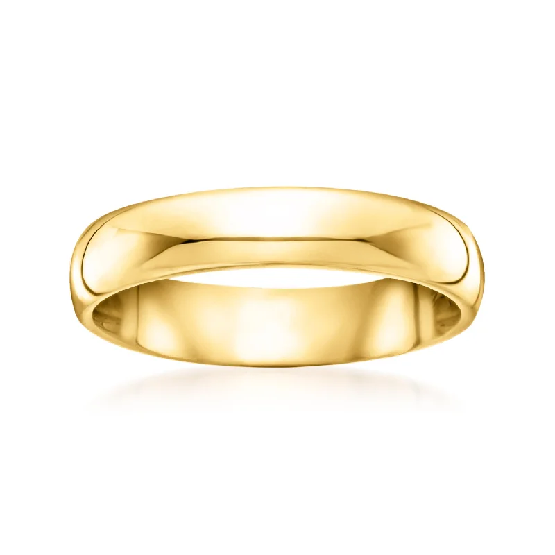 Ross-Simons Women's 4mm 14kt Yellow Gold Wedding Ring