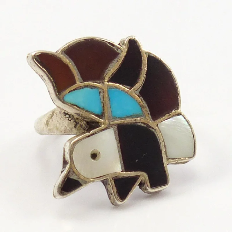 1960s Bird Inlay Ring