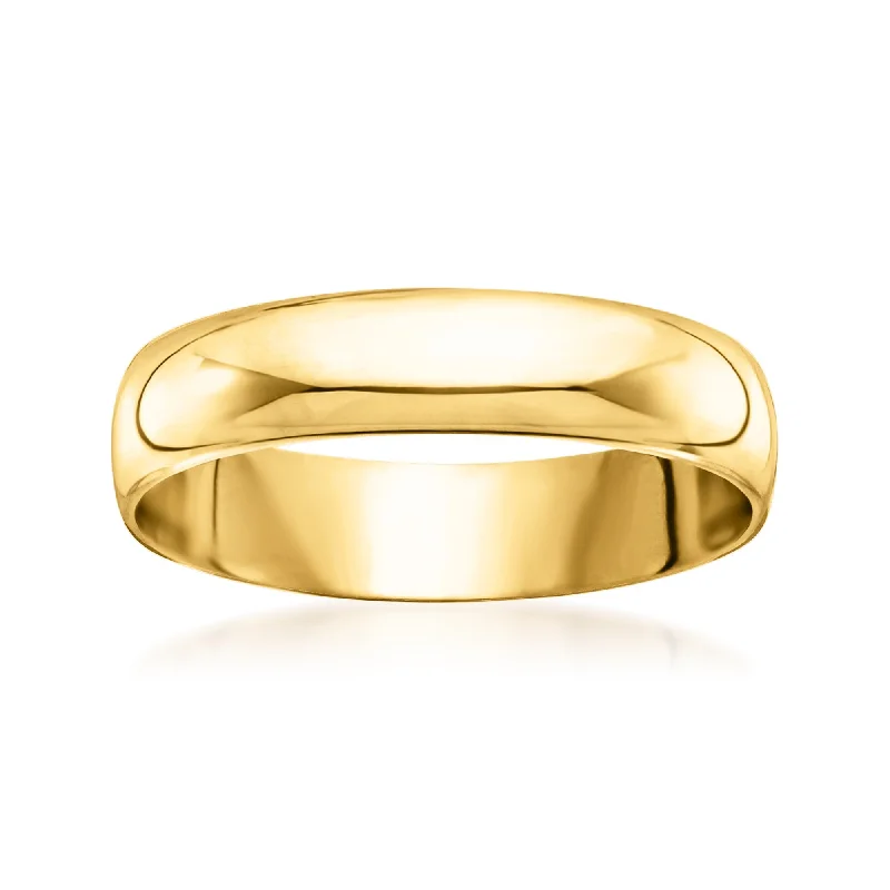 Ross-Simons Men's 5mm 14kt Yellow Gold Wedding Ring