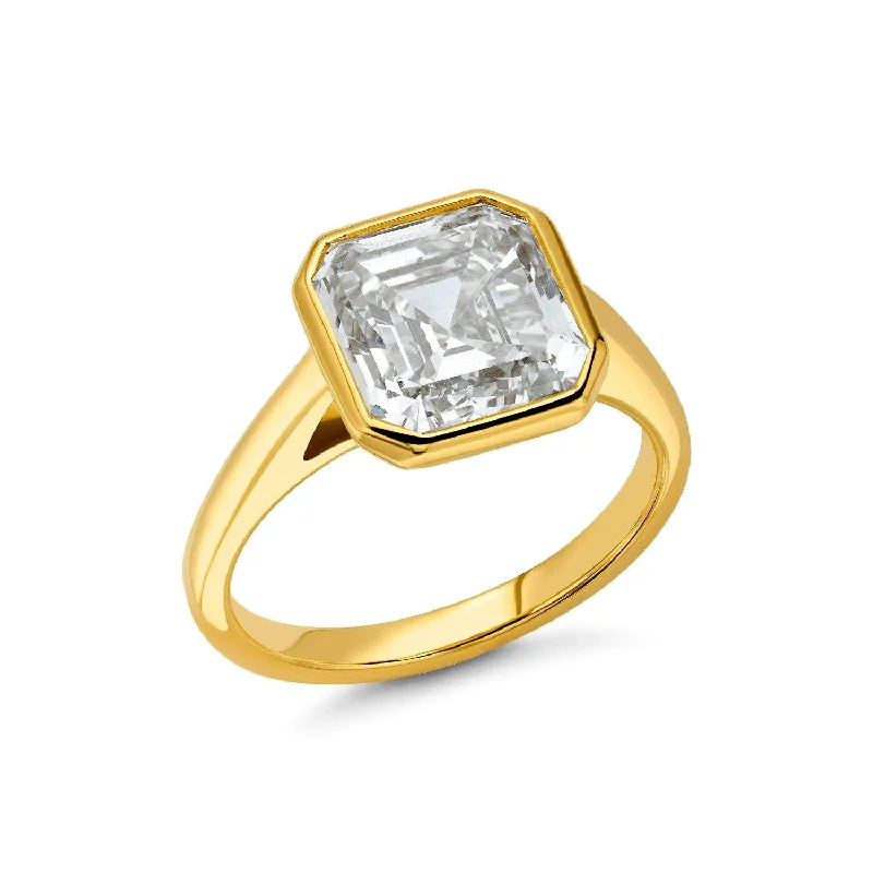 EMERALD CUT DIAMOND ENGAGEMENT RING