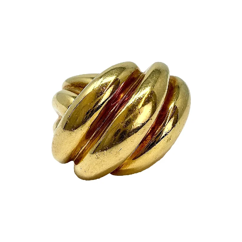 18K Gold Dome Ring