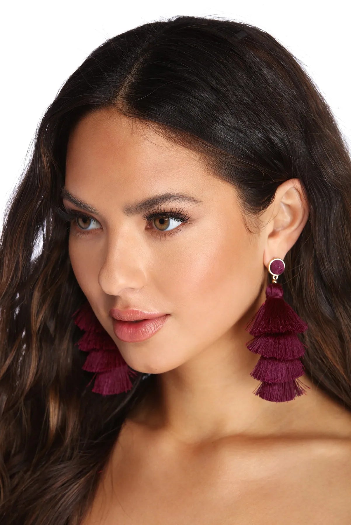 Totally Tiered Tassel Earrings