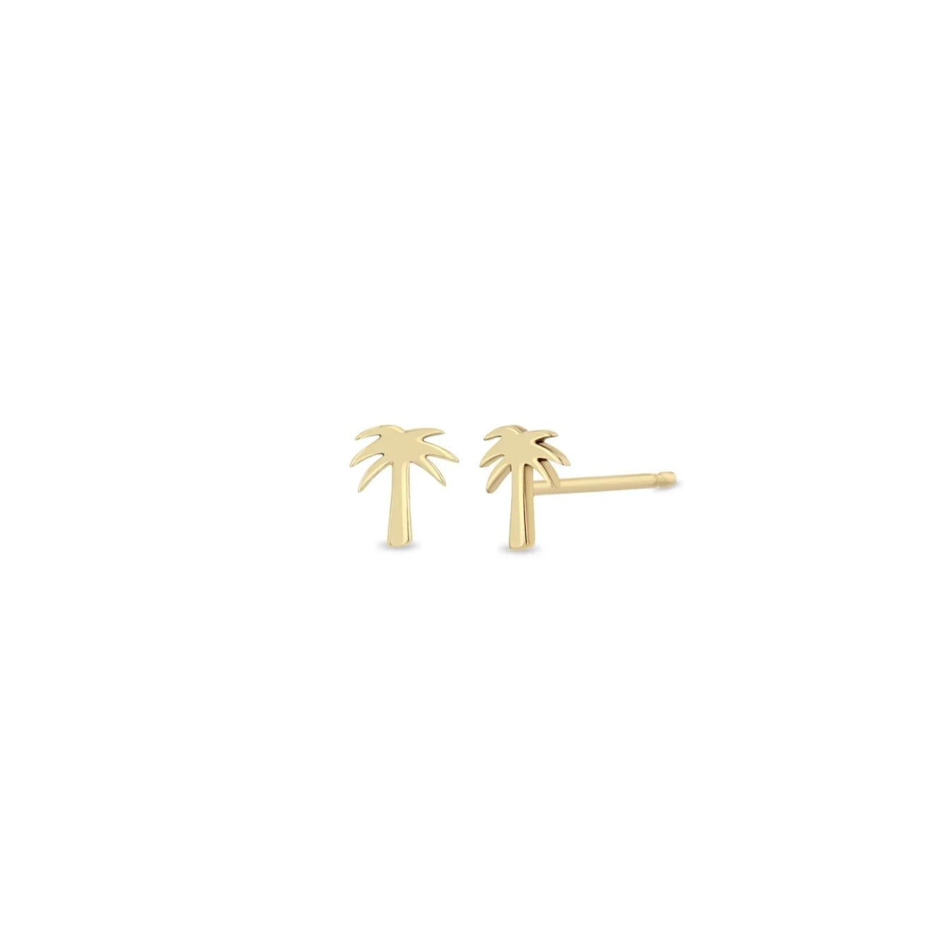 Zoe Chicco 14k Itty Bitty Palm Tree Studs