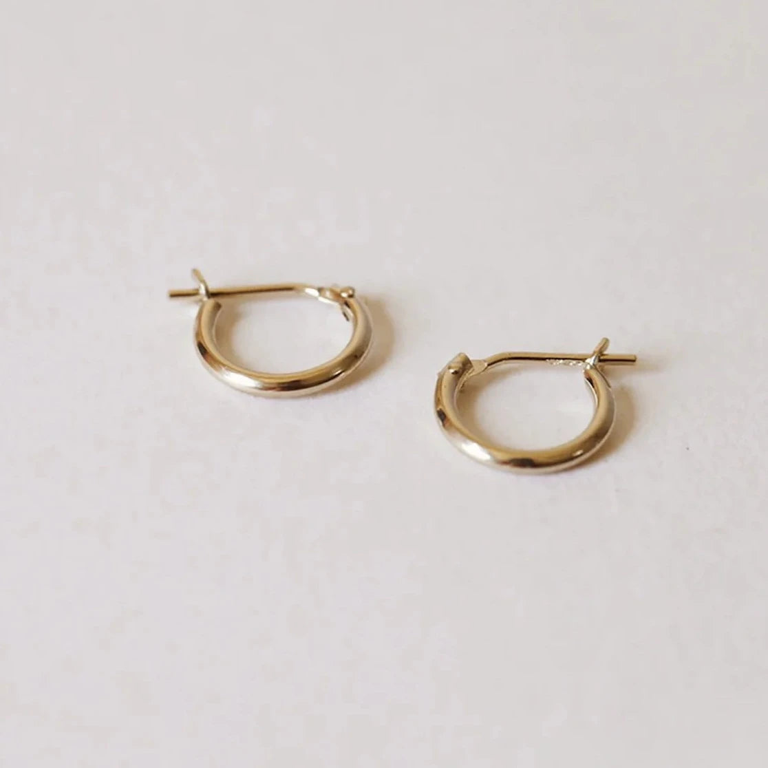 Gjenmi 14k New York Hoops - Small Pair