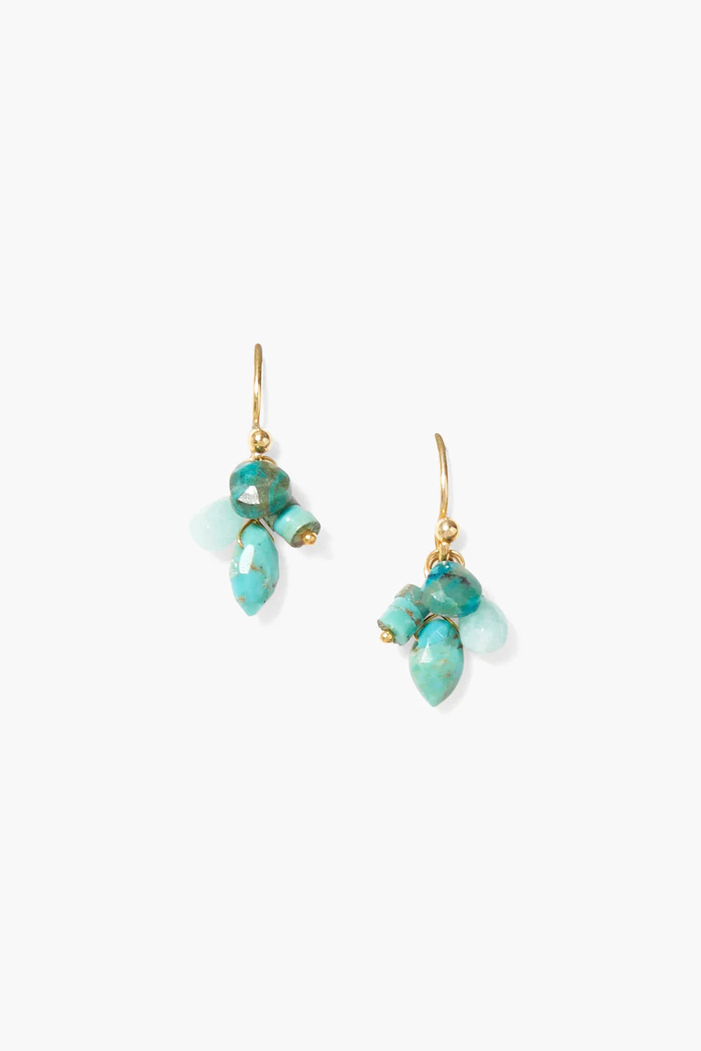 Chan Luu Hila Earrings Turquoise Mix