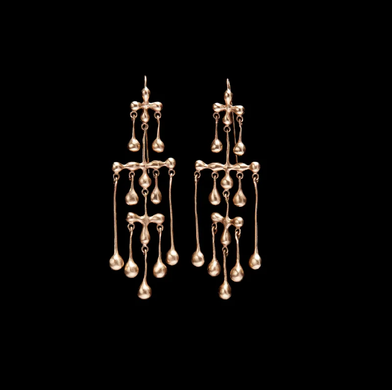 Small Georgian Chandelier Earrings