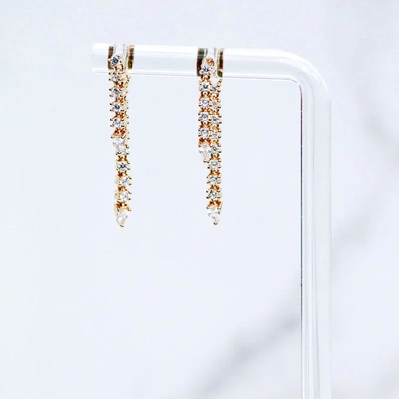 Native Gem Alinea Earrings 14kgv