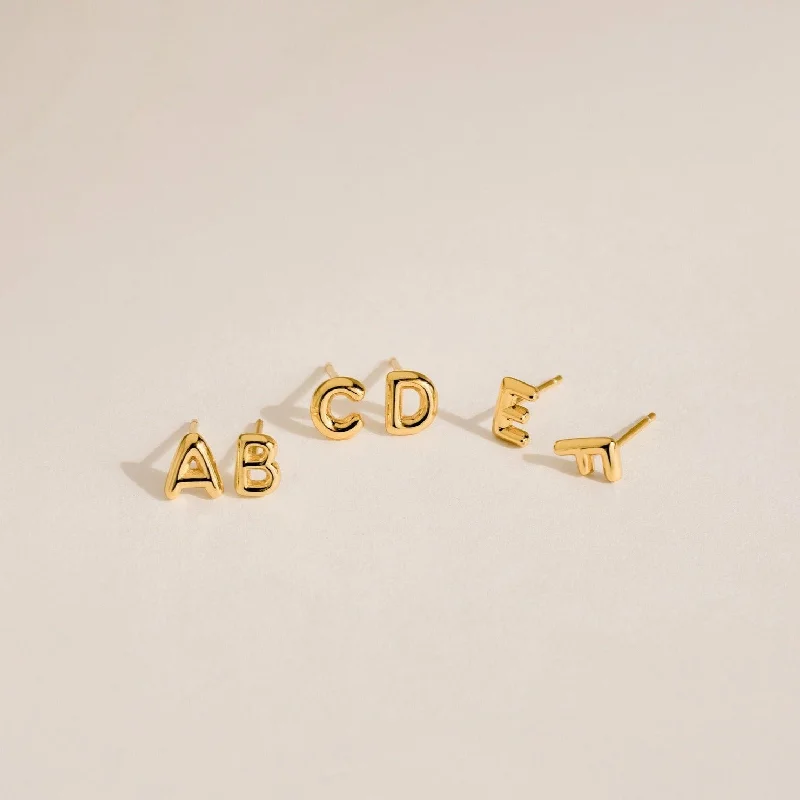 Bubble Letter Studs