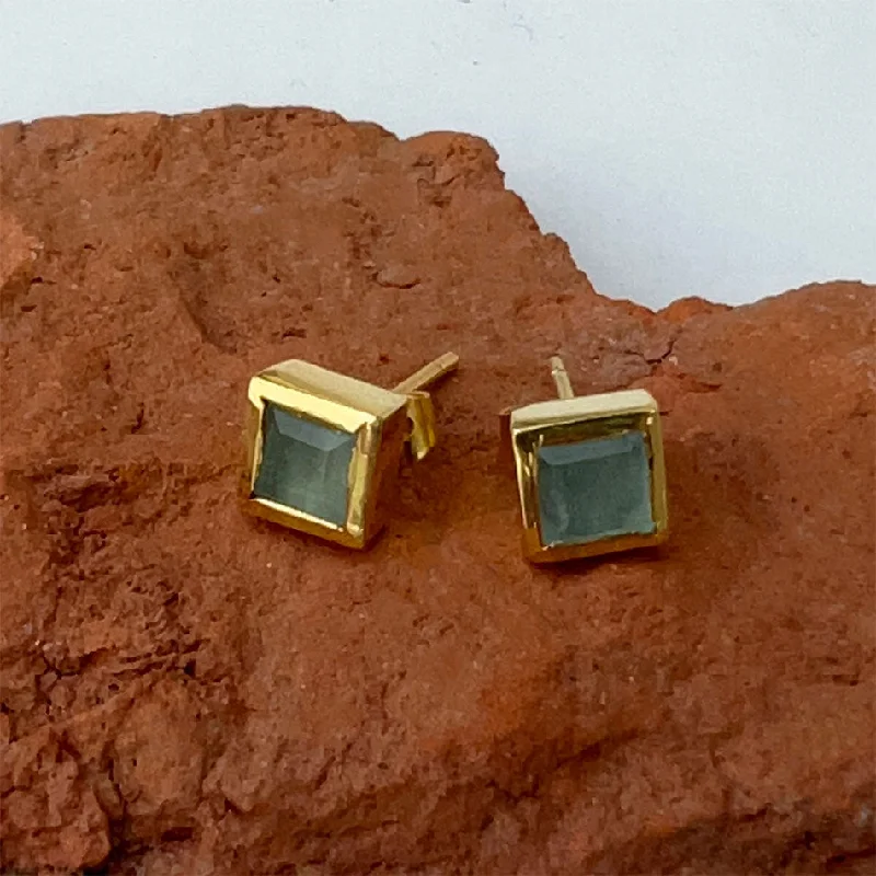 Chalcedony Studs, India