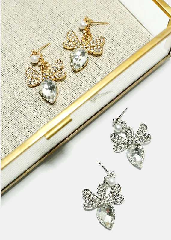 Dainty Dragonfly Earrings