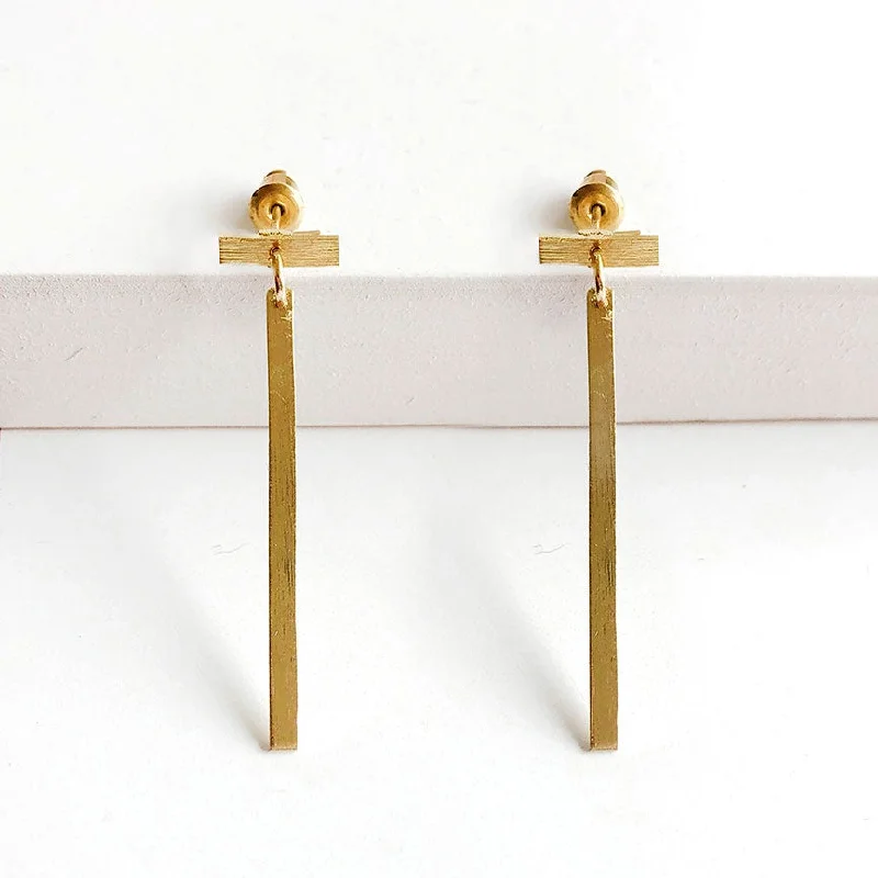 Elegant Bar Post Earrings, India