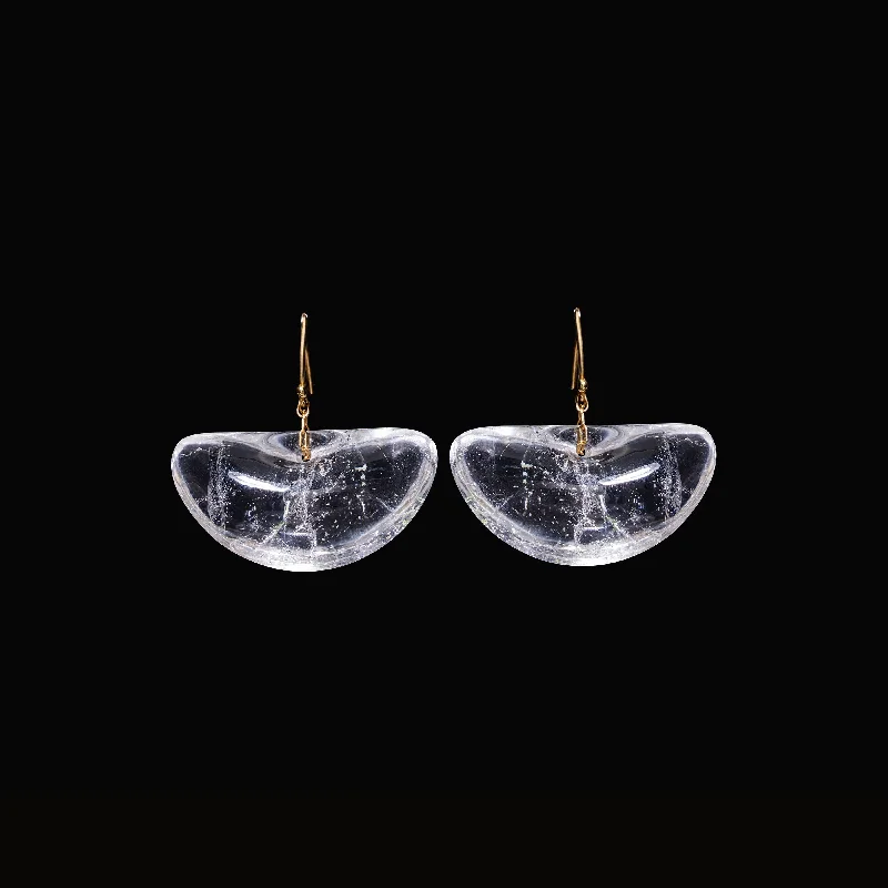 Ginko Leaf Stone Earring