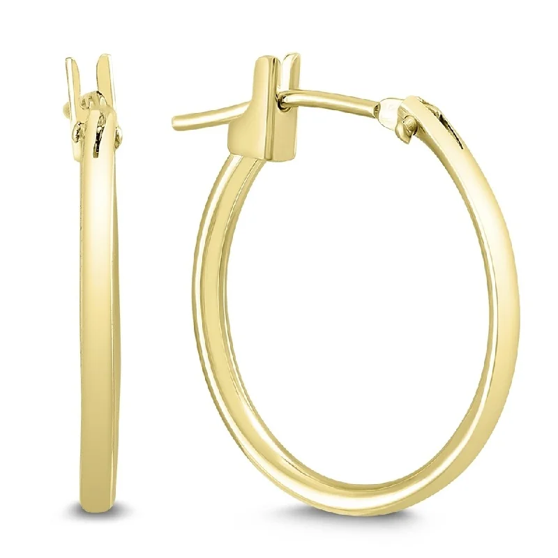 Marquee Jewels 16MM Hoop Earrings in 14K Yellow Gold