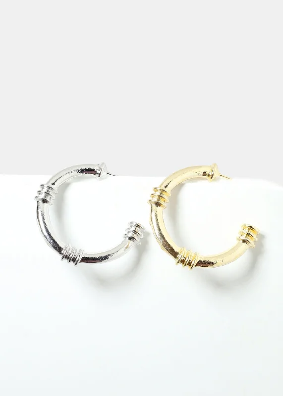 Open Hoop Earrings