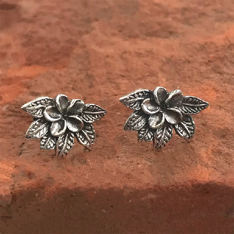 Petit Flower Studs - Sterling Silver, Indonesia