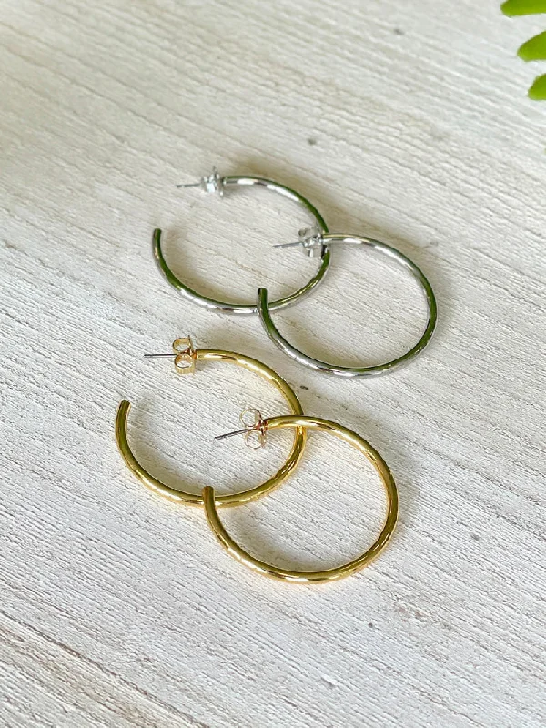 Power Move Hoop Earrings