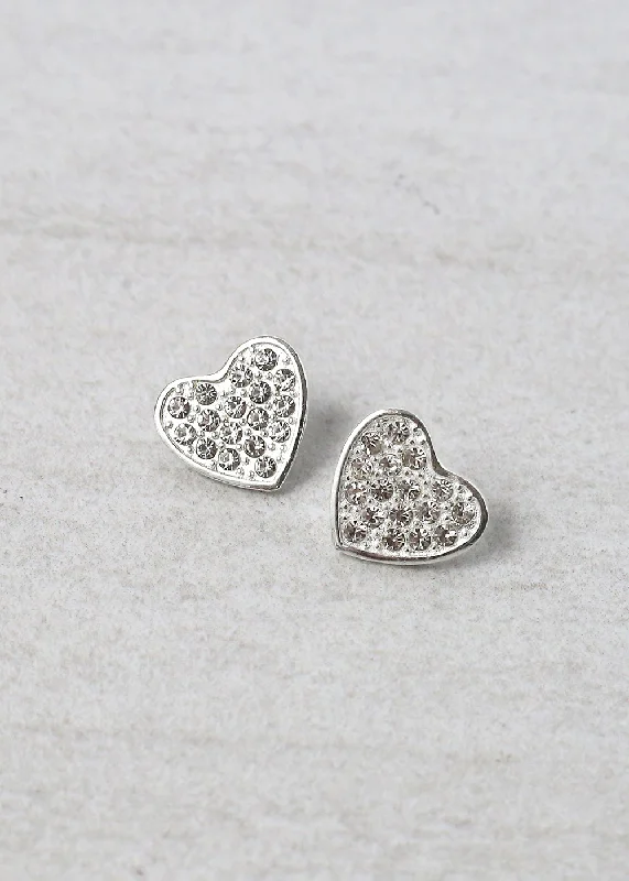 Silver Sweetheart Earrings