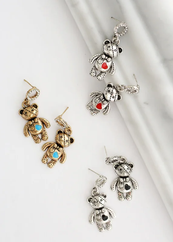 Teddy Bear Earrings