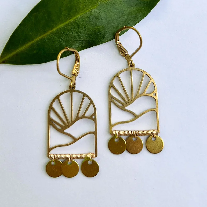 Sunrise Earrings, Guatemala