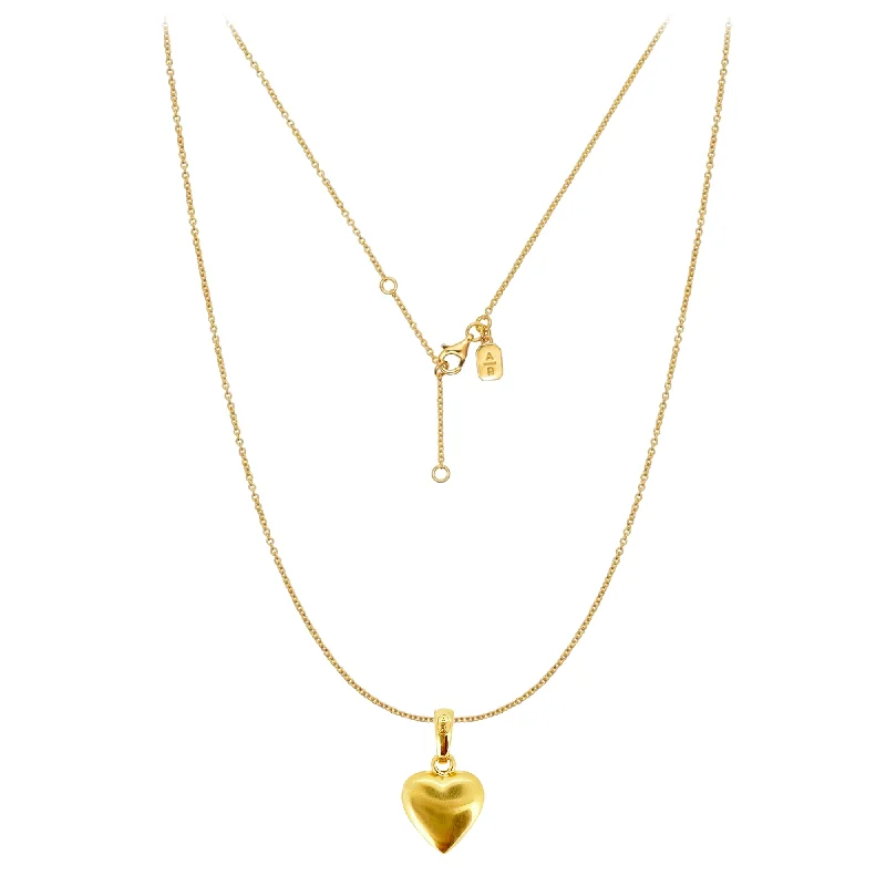 Amore Heart Pendant Necklace with Classic Chain