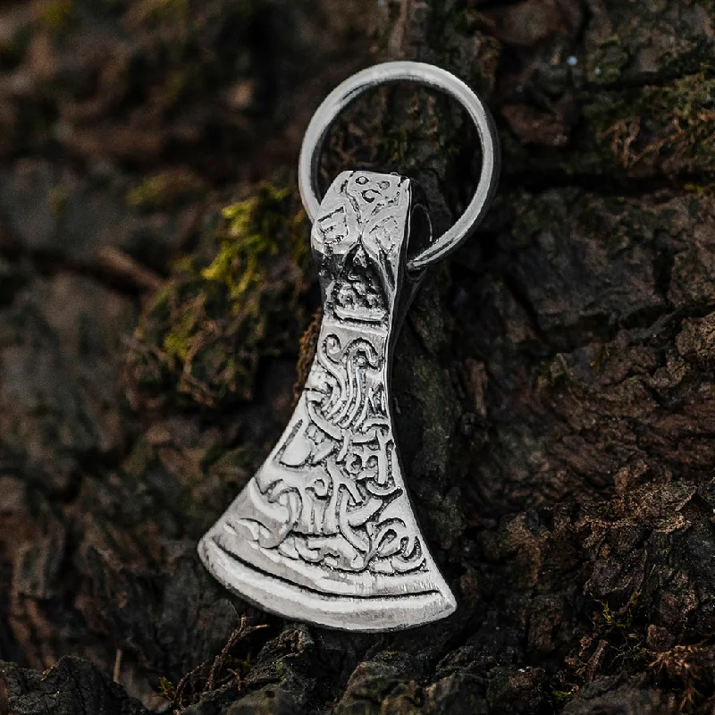 Axe Pendant, Silver