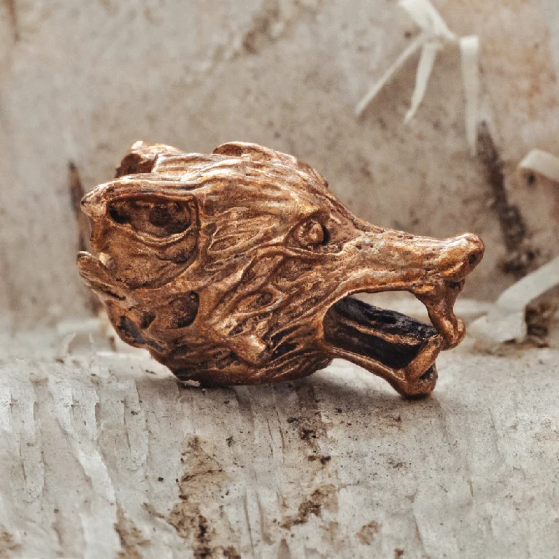 Beard Bead, Bronze Wolf