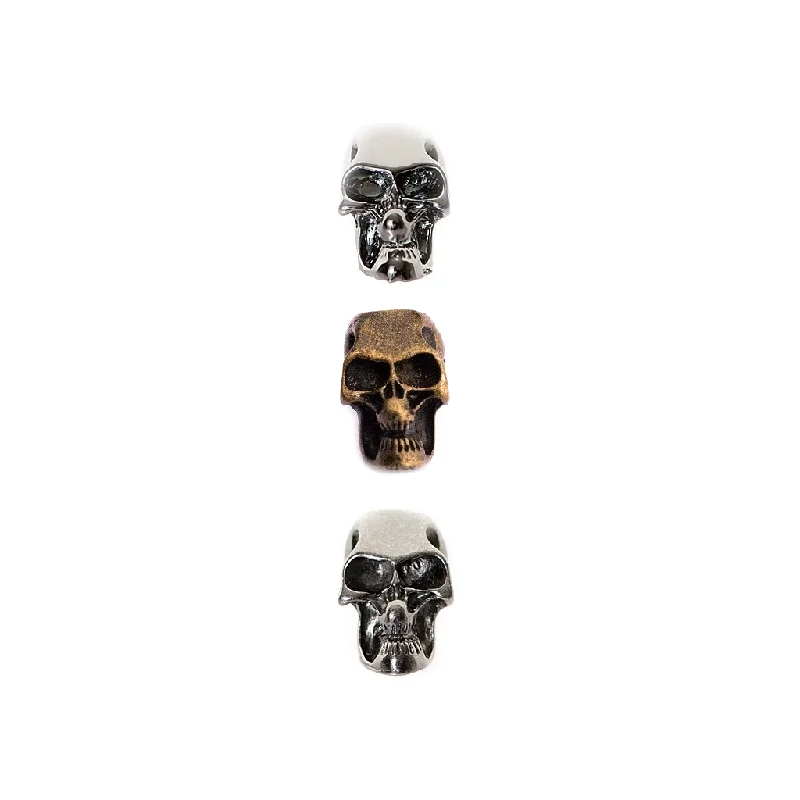 Beard Bead Set, Skull Beads