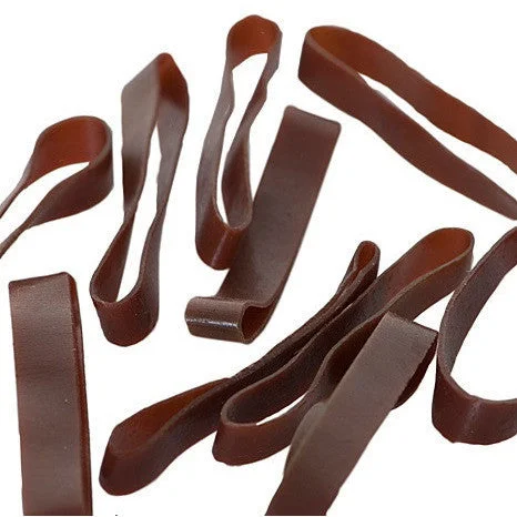 Beard Silicone Bands, Brown