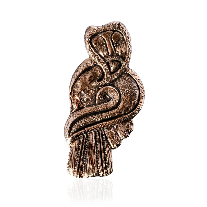 Birdman Brooch, Bronze