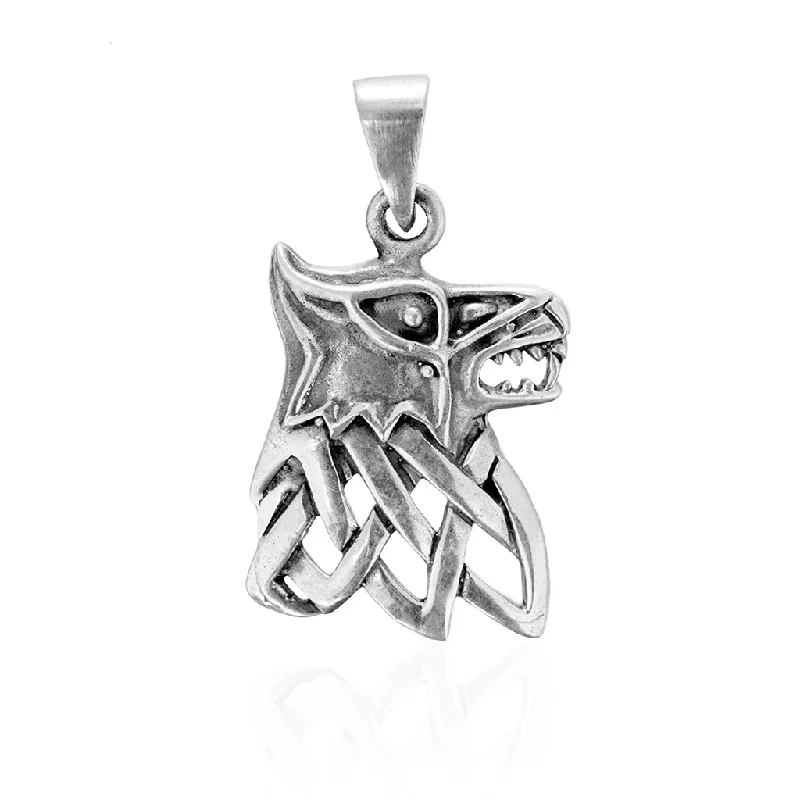 Fenrir Pendant, Silver