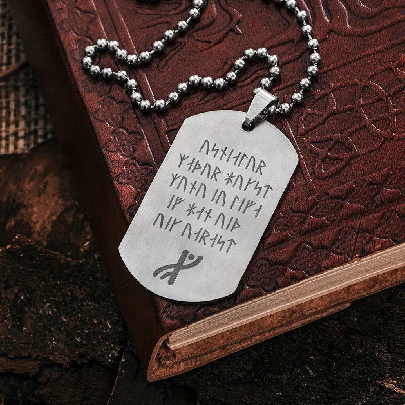 Havamal Dog Tag, Stanza 16