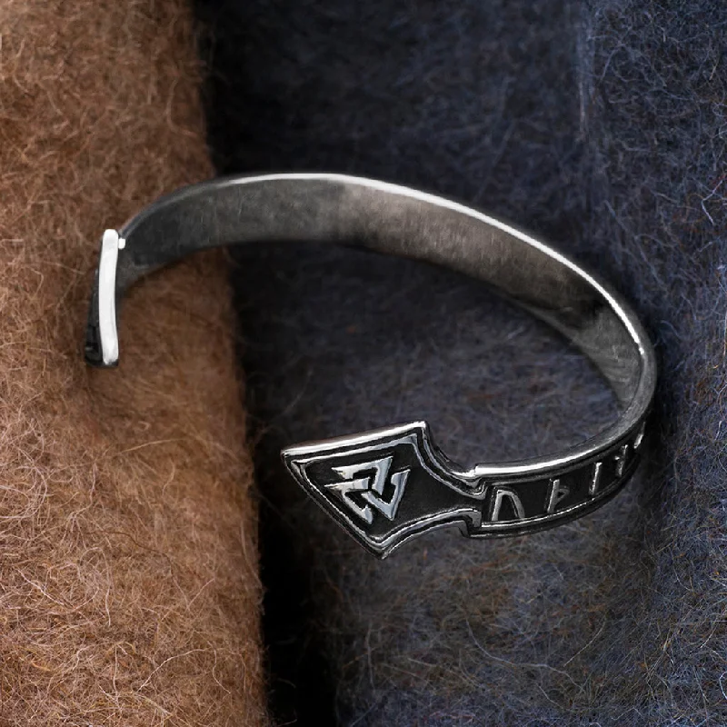 Odin Cuff, Stainless Steel