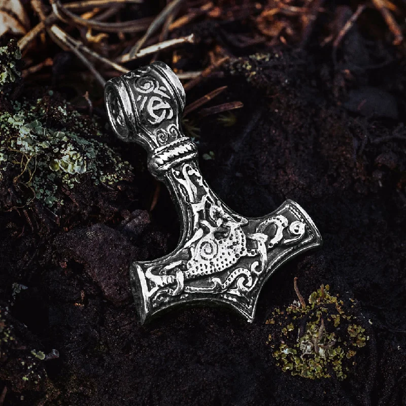 Ornament Thor's Hammer, Silver