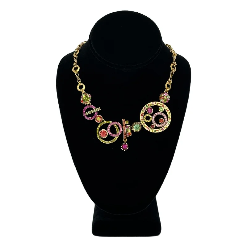 Patricia Locke Parade Necklace in Gold Hibiscus