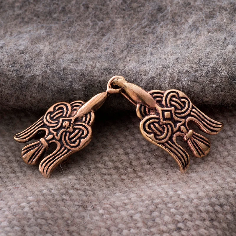 Raven Clasp, Small, Bronze