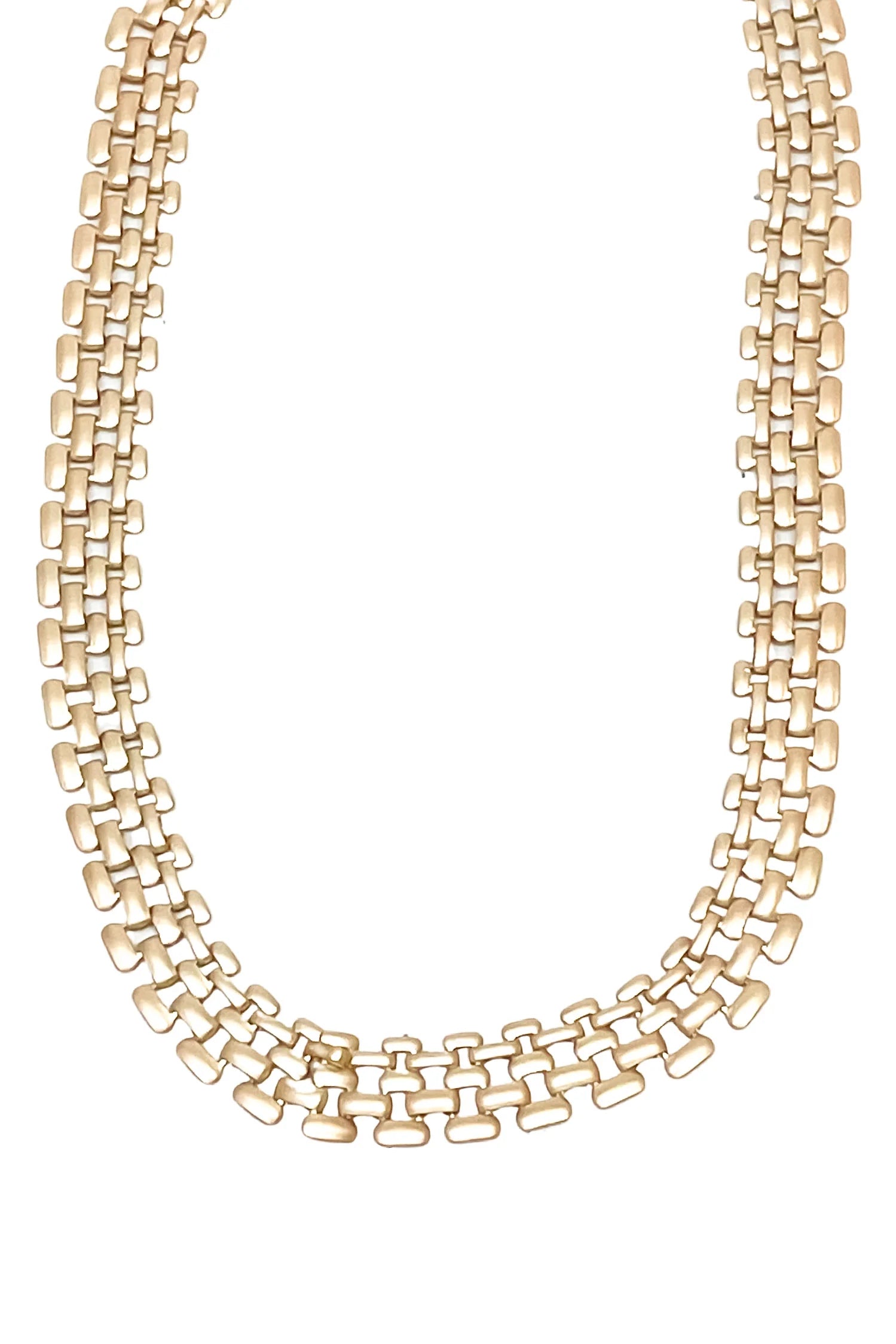 SATIN GOLD CELESTE NECKLACE