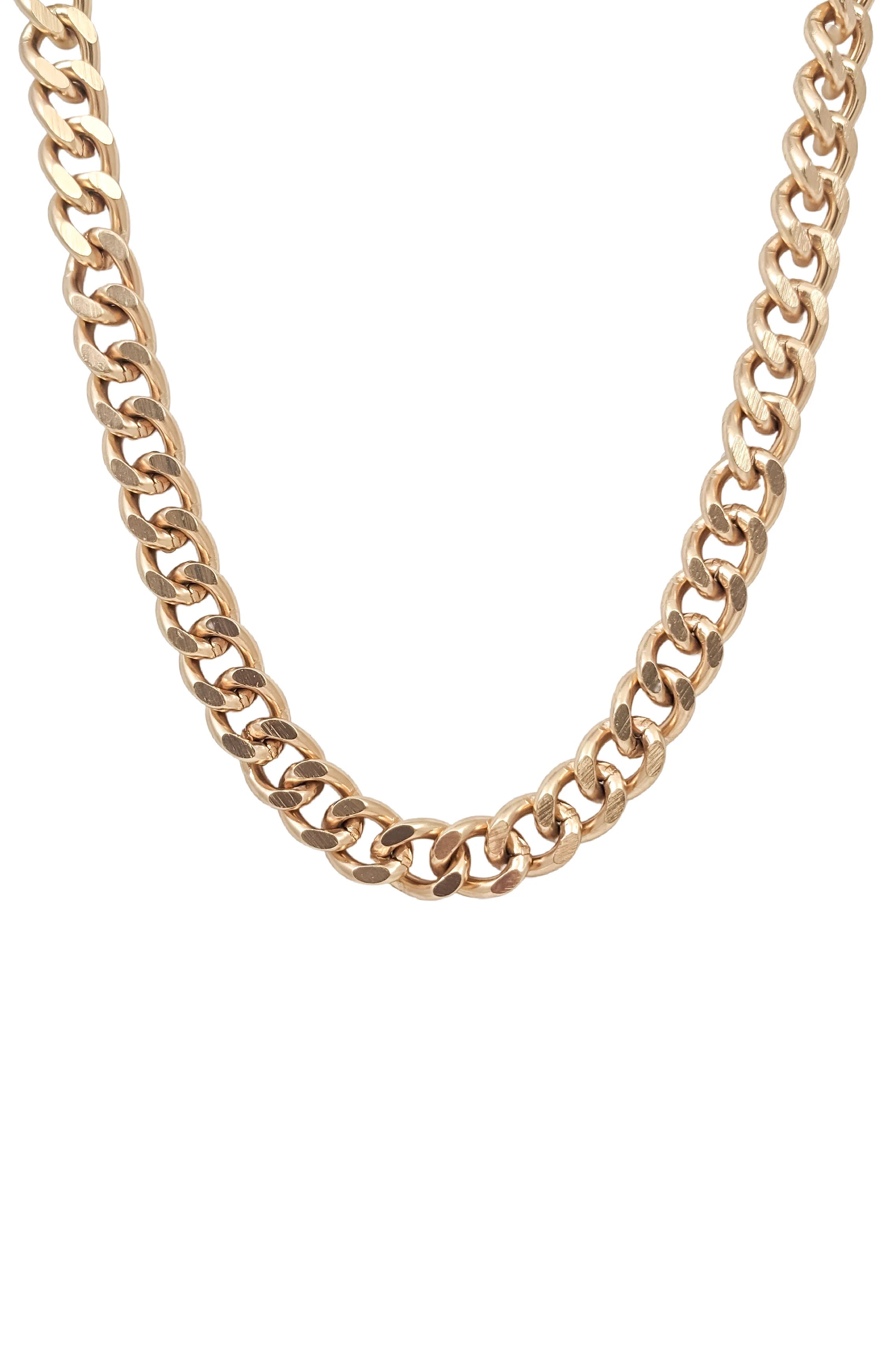 SATIN GOLD KELSEY NECKLACE