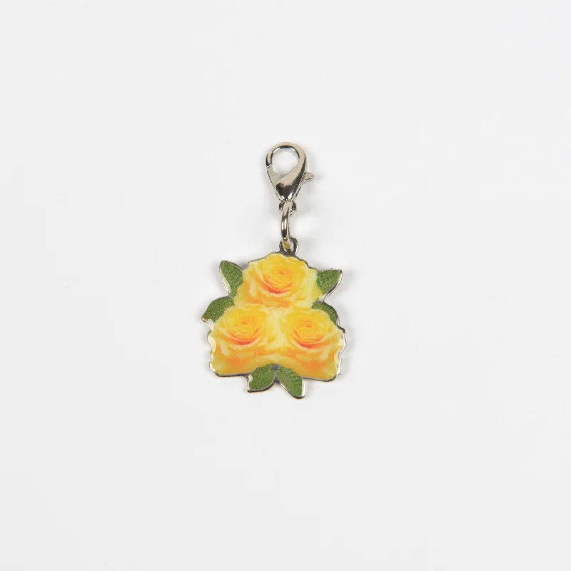 Yellow Rose Charm