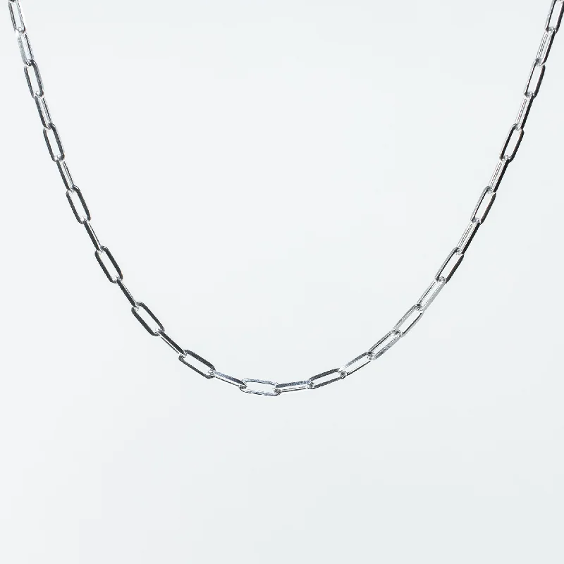 Silver Paperclip Chain