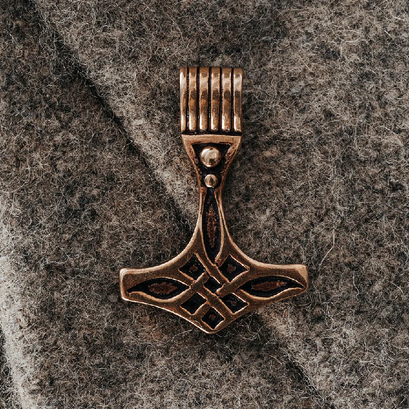 Sleek Thor's Hammer, Bronze