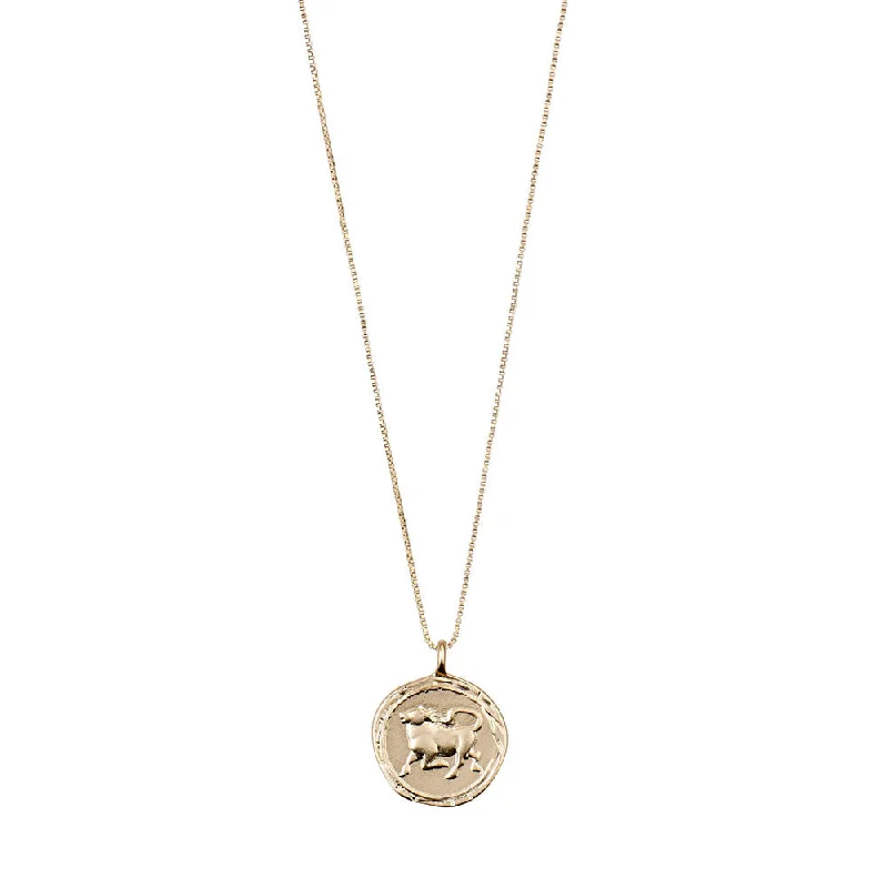 Taurus Gold Plated Necklace