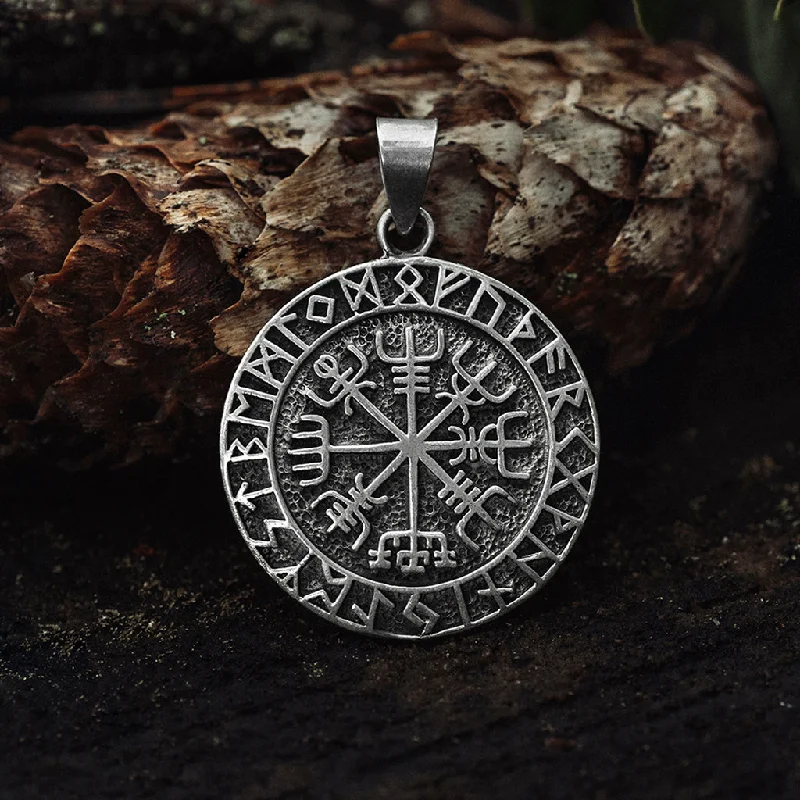 Vegvisir Amulet, Silver